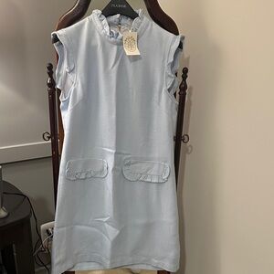 The Beaufort Bonnet Company women’s Light Blue herringbone tweed Dress